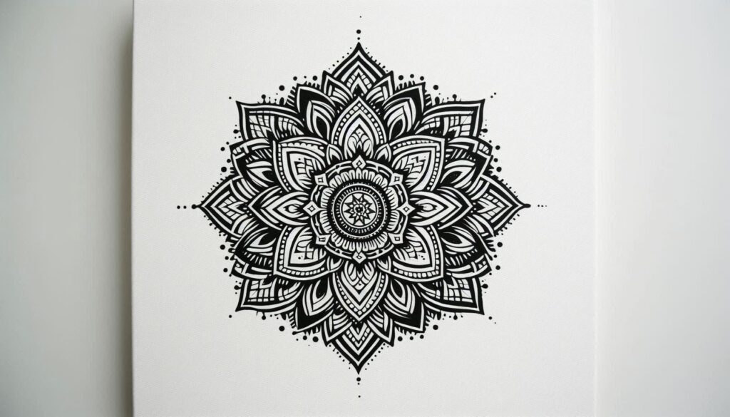 Mandala symbol of meditation