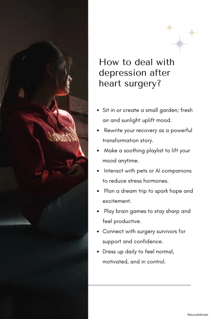 How to deal with depression after heart surgery