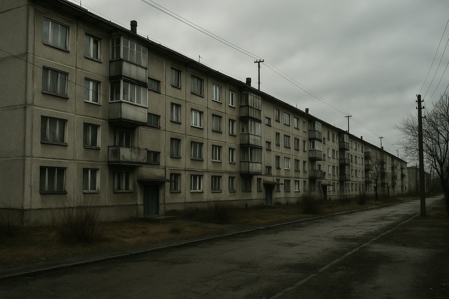 are russian block houses related to depression?